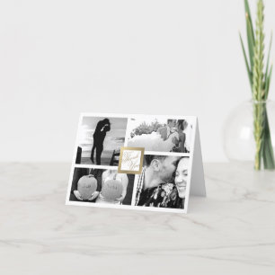 Falsche Gold Danke Hochzeit 4 Foto Karte