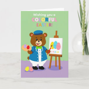 Falsche Gold-Osterkunstkarte Karte