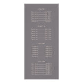 Falsche Goldrose Elegant Modern Minimalist Geometr Werbekarte (Hinten)