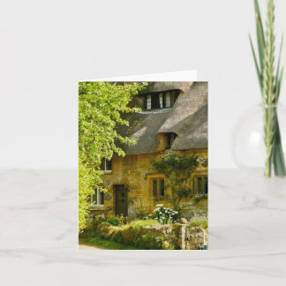 Falsche Grußkarte mit englischem Motiv Karte