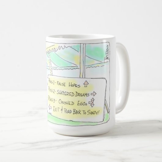 Falsche Hoffnungs-Tasse Kaffeetasse (VorderseiteRechts)