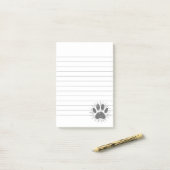 Falsche Hundehalterung Druck Linken Post-it Klebezettel (Auf Schreibtisch)