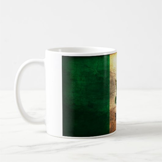 Falsche irische Flagge Kaffeetasse (Links)