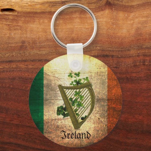Falsche irische Flagge Schlüsselanhänger (Vorderseite)