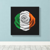 Falsche irische Rose Leinwanddruck (Insitu (Holzboden))