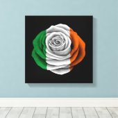 Falsche irische Rose Leinwanddruck (Insitu (Holzboden))