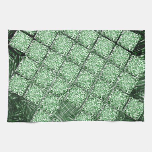 Falsche Keramik, simulierte Gramm- und Wandteile. Geschirrtuch (Horizontal)