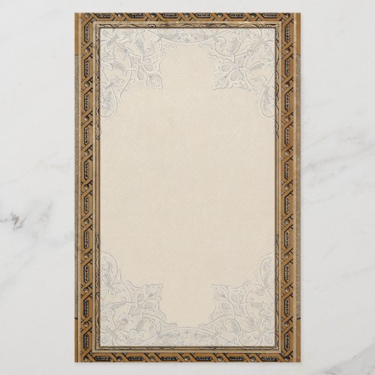 Falsche Knüpfarbeit Briefpapier (Vorderseite)