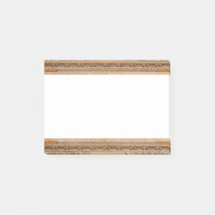 Falsche Knüpfarbeit Post-it Klebezettel