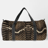 Falsche Kobraschlangenhaut Duffle Bag (Rückseite)