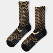 Falsche Kobraschlangenhaut Socken (Links)