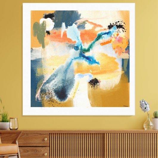 Falsche Kurve Leinwanddruck (Insitu (Wohnzimmer))