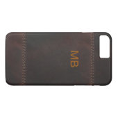 Falsche Lederstickerei Case-Mate iPhone Hülle (Rückseite (Horizontal))