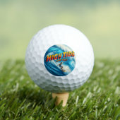 Falsche Leinwanddrucke mit Umhüllung Golfball (Insitu T-Shirt)