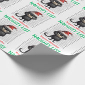 Falsche Liste Wiederholungstraftete Umschlagpapier Geschenkpapier (Ecke)