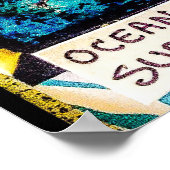 Falsche Mädchenkunst auf Archivpapier Poster (Ecke)