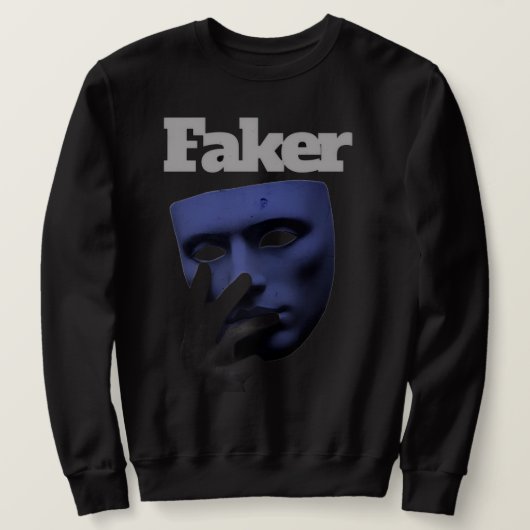 falsche Maske Sweatshirt (Design vorne)