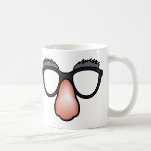 Falsche Nase Und Brille Lustiger Becher Kaffeetasse