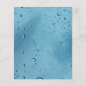 Falsche nassen Wassertropfen Druckwäsche Flyer (Hinten)