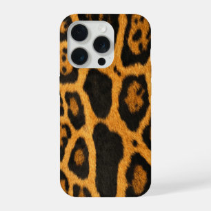 Falsche Ozelot-Haut iPhone 15 Pro Hülle