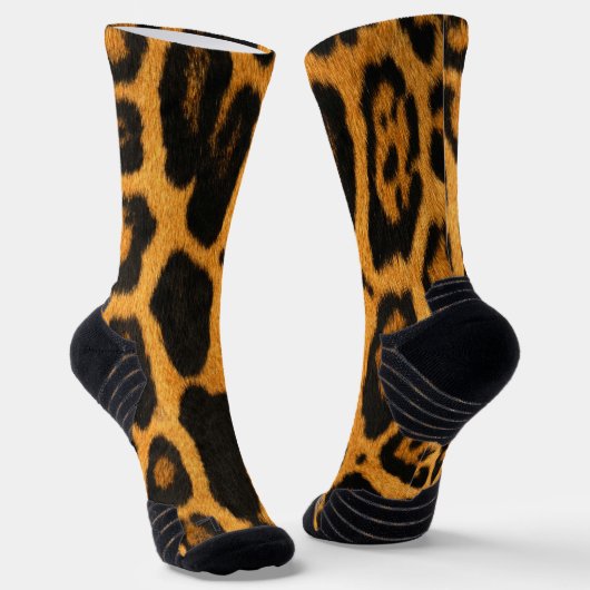 Falsche Ozelot-Haut Socken (Gewinkelt)