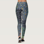 Falsche Patchwork-Decke Leggings (Rückseite)