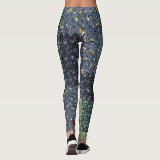 Falsche Patchwork-Decke Leggings (Rückseite)