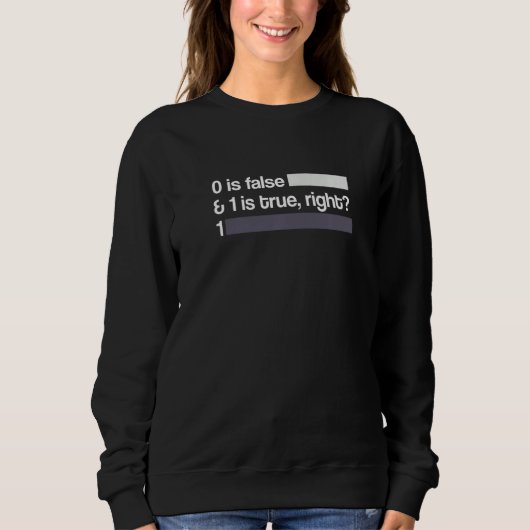 Falsche Programmierung Codierung für Programmierer Sweatshirt (Vorderseite)