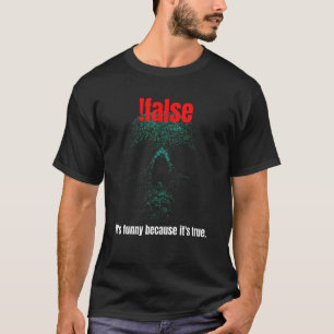 Falsche Programmierung für Programmierer-Schädel T-Shirt