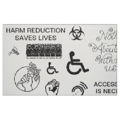 Falsche Punk-Patches Stoff (Fat Quarter (45,7 x 55,9 cm))