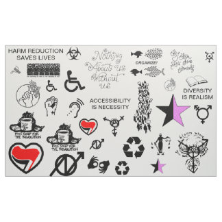 Falsche Punk-Patches Stoff