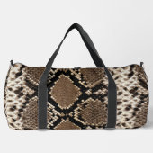 Falsche Python-Schlangenhaut Duffle Bag (Vorderseite)