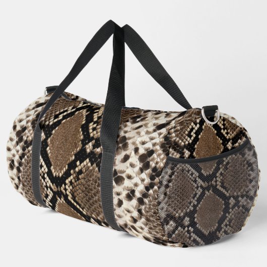 Falsche Python-Schlangenhaut Duffle Bag (Rechte Ecke)