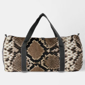 Falsche Python-Schlangenhaut Duffle Bag (Rückseite)