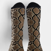 Falsche Python-Schlangenhaut Socken (Oben)