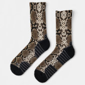 Falsche Python-Schlangenhaut Socken (Links)