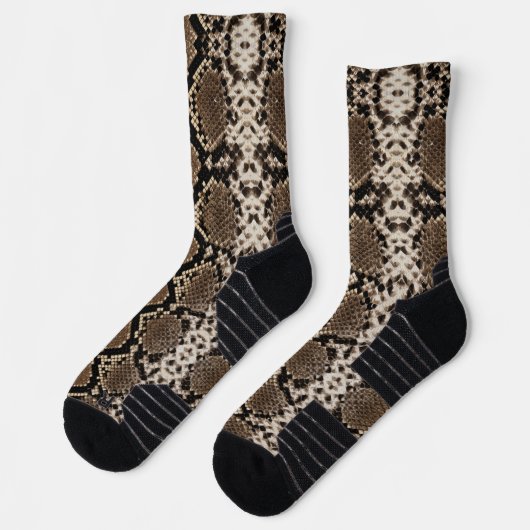 Falsche Python-Schlangenhaut Socken (Links)