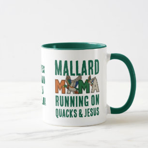 Falsche Rhinestone-STOCKENTEN-MAMA Tasse