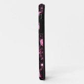 Falsche rosa Glitter-Herzen Case-Mate iPhone Hülle (Hinten/Links)