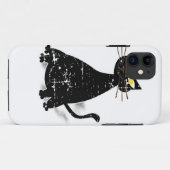 Falsche schwarze Katze Case-Mate iPhone Hülle (Rückseite (Horizontal))