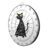 Falsche schwarze Katze Dartscheibe (Vorderseite rechts)