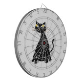 Falsche schwarze Katze Dartscheibe (Vorderseite Links)