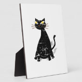 Falsche schwarze Katze Fotoplatte (Seite)