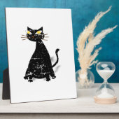 Falsche schwarze Katze Fotoplatte (Seite)