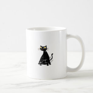 Falsche schwarze Katze Kaffeetasse