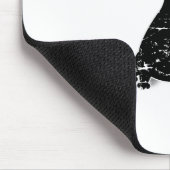 Falsche schwarze Katze Mousepad (Ecke)
