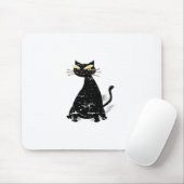 Falsche schwarze Katze Mousepad (Mit Mouse)