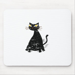 Falsche schwarze Katze Mousepad