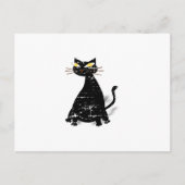Falsche schwarze Katze Postkarte (Vorderseite)