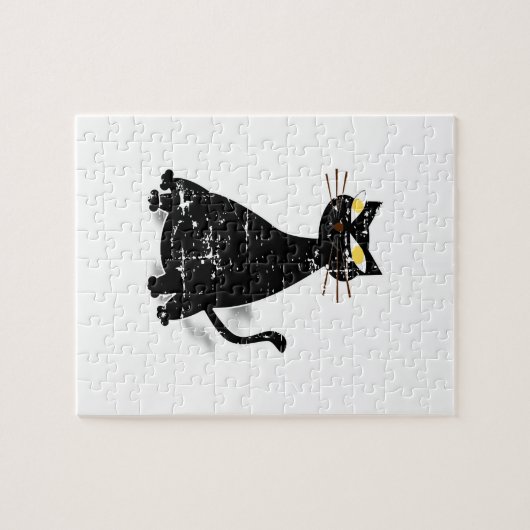 Falsche schwarze Katze Puzzle (Horizontal)